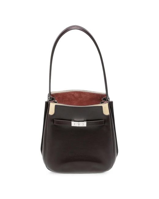 Tory Burch Black Lee Radziwill Shoulder Bag