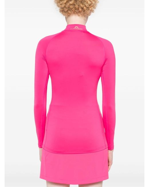 Camiseta Asa Soft Compression J.Lindeberg de color Pink