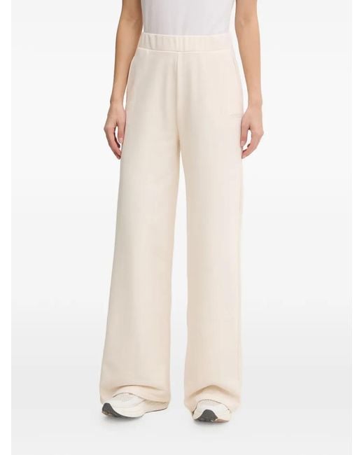 Guess White Wide-Leg Track Pants