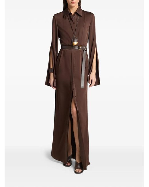 Michael Kors Blousejurk Met Split in het Brown
