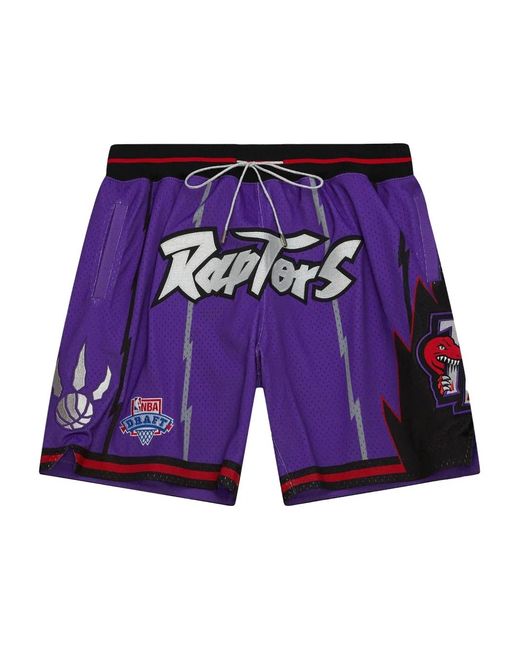 Mitchell & Ness Purple Hardwood Classics Shorts for men