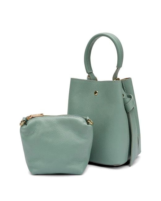 Frau Green Knot-Detail Bucket Bag