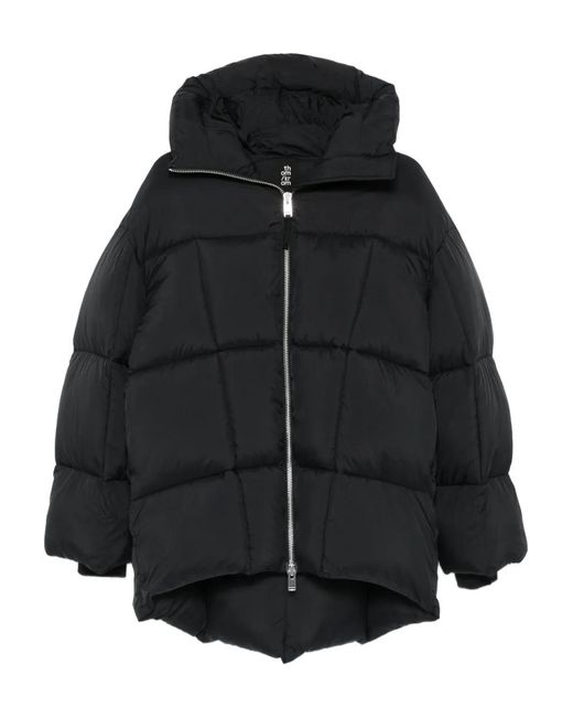 Thom Krom Black Quilted High-Neck Jacket
