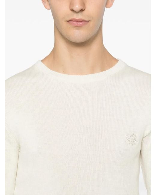 RANRA White Long-Sleeve T-Shirt for men