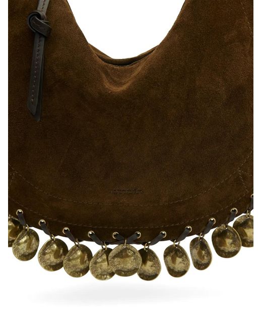 Isabel Marant Natural Oskan Soft Zipped Bag Medallions
