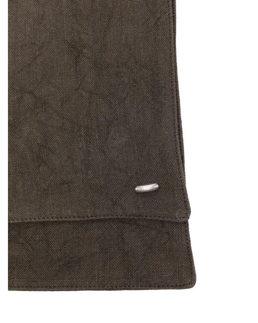 Our Legacy Black Grande Slack Linen Shoulder Bag