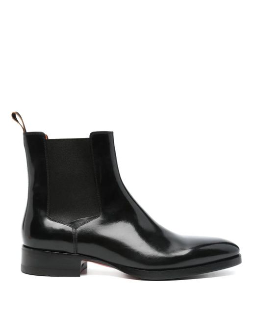 Stivali Chelsea di Santoni in Black da Uomo