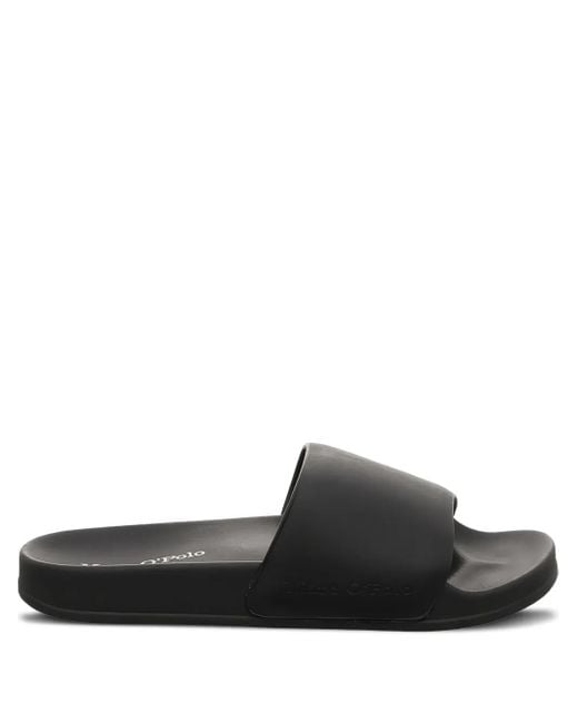 Marc O' Polo Black Open-Toe Slides for men