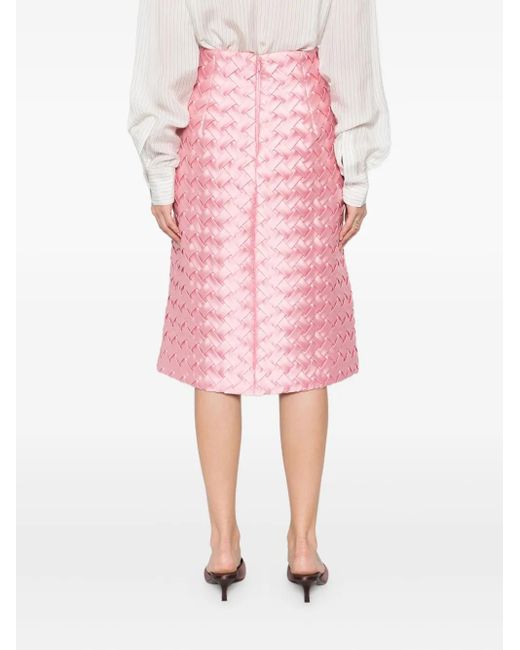 Gonna Midi Inez di ALÉMAIS in Pink
