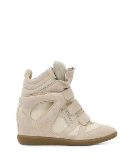 Isabel Marant Natural Bekett Wedge Sneakers for men