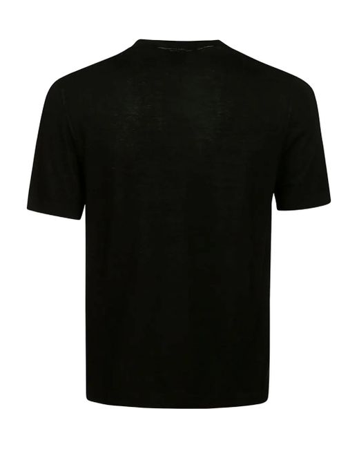 Alpha Industries Black Short-Sleeve Crew-Neck T-Shirt for men