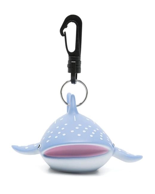 Anya Hindmarch White Scuba Dive Mouthpiece Keyring