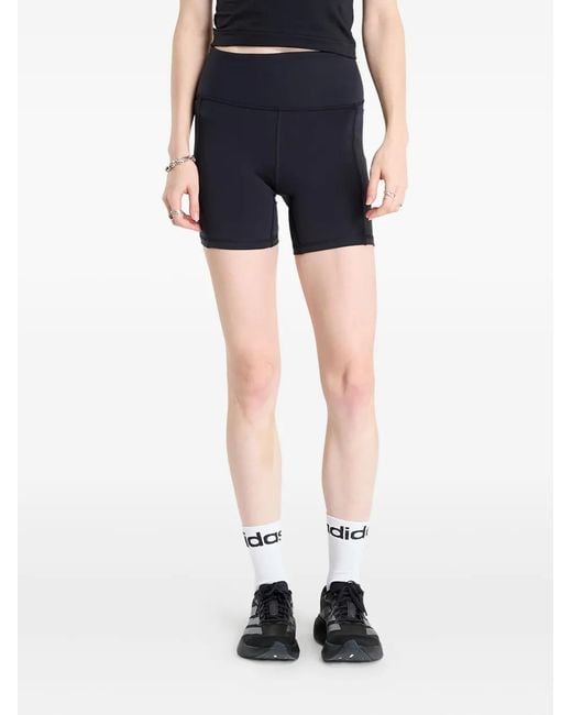 Under Armour Blue High-Waisted Bull Logo Shorts