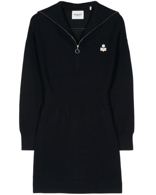 Isabel Marant Alea Knitted Dress Black