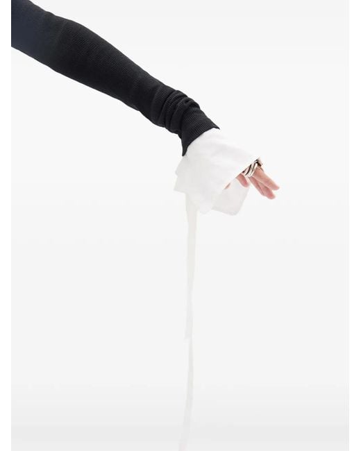 Ann Demeulemeester Black Leda Cuffs
