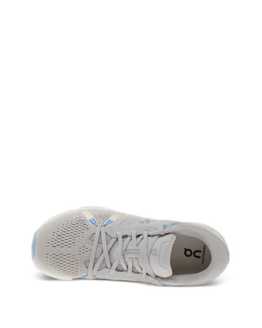 On Shoes White Cloudsurfer 2 Perforated Sneakers for men