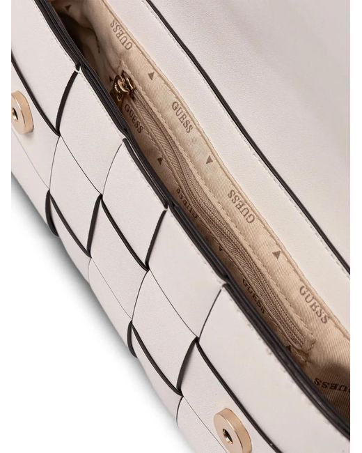 Guess Natural Maylee Clutch Bag