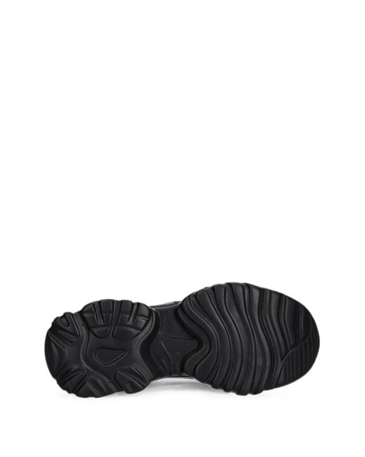 Buffalo Black Bliss One Chunky-Sole Panelled Sneakers