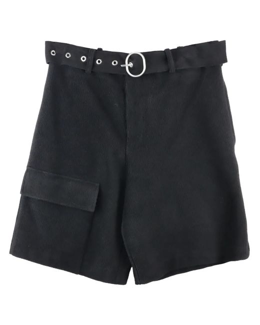 メンズ Jil Sander ベルテッド バミューダショーツ Black