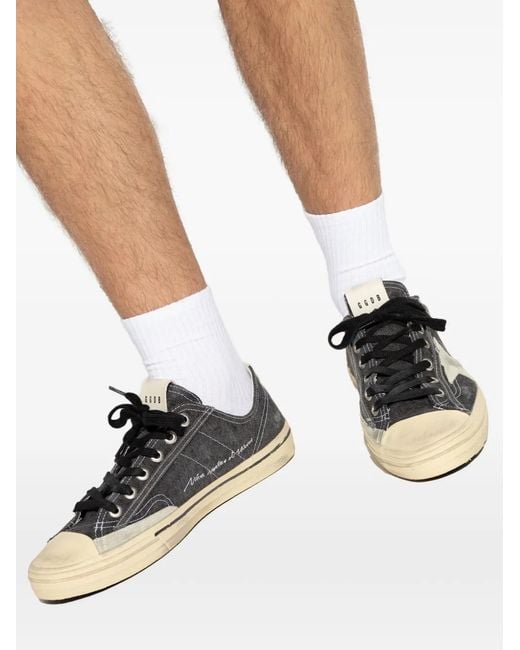 Golden Goose Deluxe Brand Blue V-Star Sneakers for men