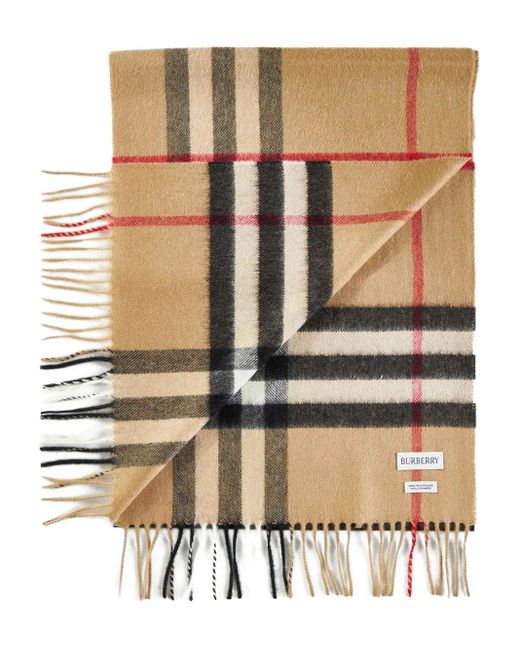 Burberry Vintage Check Schal in Natural für Herren