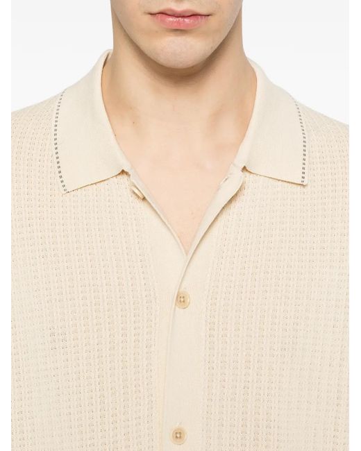 NN07 Natural Nalo Buttoned Polo Shirt for men