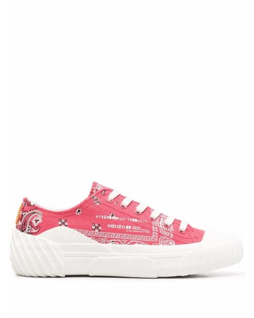 Baskets À Logo Tiger KENZO en coloris Pink