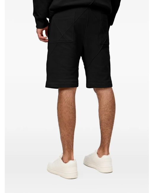 Hamza Black Diamond Track Shorts for men