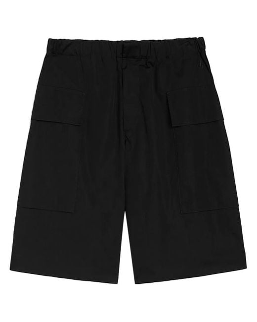 Jil Sander Black Poplin Shorts for men
