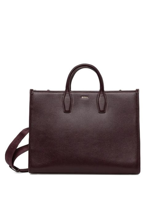 Boss Brown Top Handle Satchel