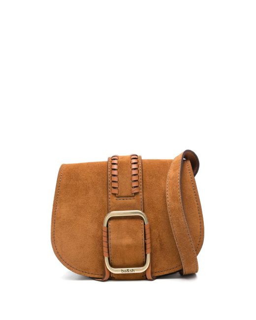 Ba&sh Brown Teddy Satchel Bag