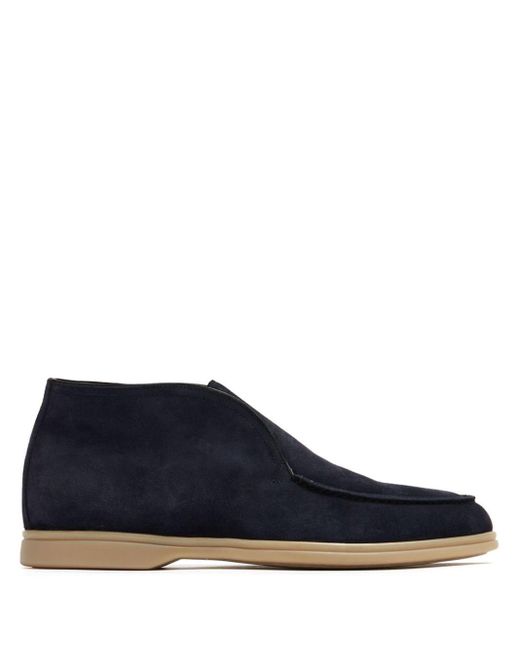 Harry's Of London Blue Suede Ankle Boots for men