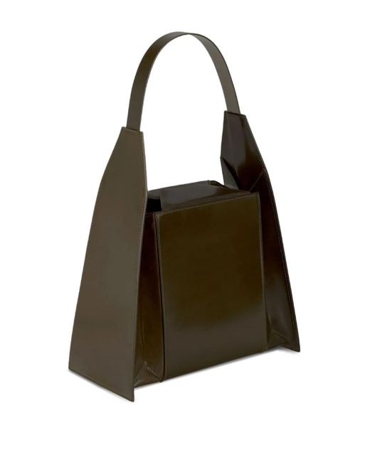 Merryl Tielman Black Angelo Leather Tote Bag