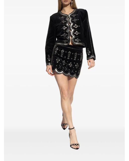 Isabel Marant Handore Mini-Rok in het Black