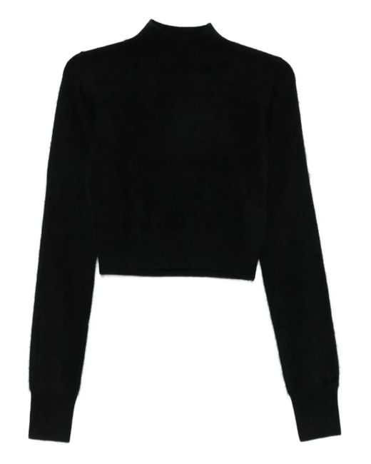 Felpa A Collo Alto di Sportmax in Black