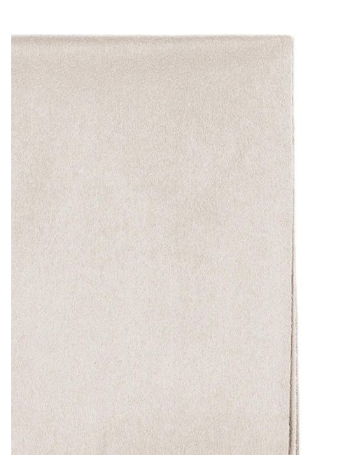 Bompard Natural Eb Fringed Monogram Scarf
