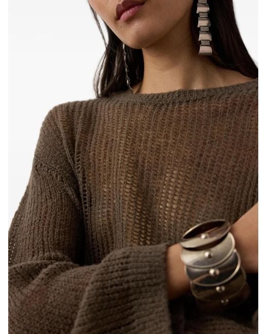Ralph Lauren Brown Crew-Neck Sweater