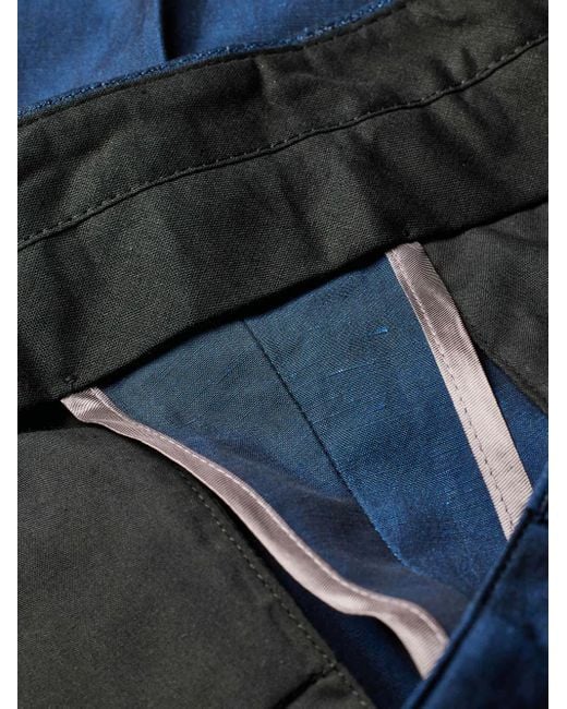 Paul Smith Broek Met Geplooide Details in het Blue voor heren