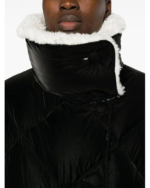 Ienki Ienki Black Shearling Queen Padded Jacket