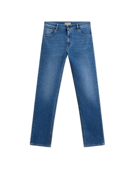 Woolrich Blue 5 Pockets Regular Jeans