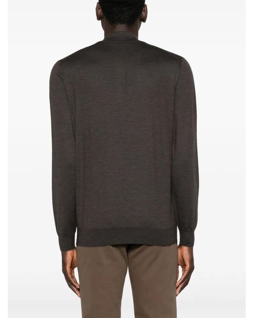 Jersey Con Cremallera Corneliani de hombre de color Black