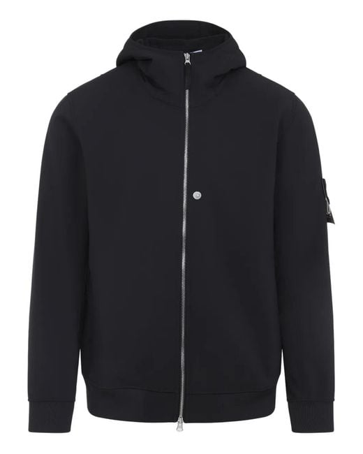 Stone Island Blue Coats for men