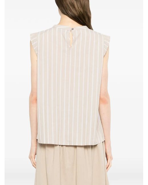 Care By Me Natural Laura Leaf Top