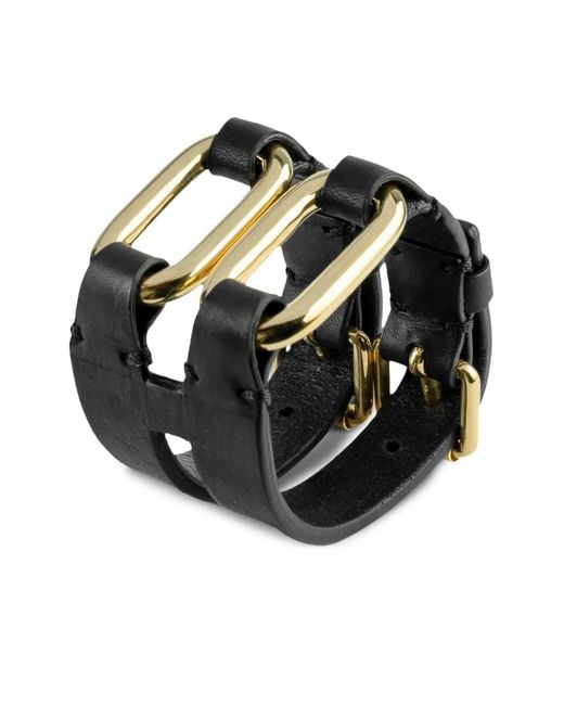 Parts Of 4 Black Sterling Link Gauntlet Bracelet