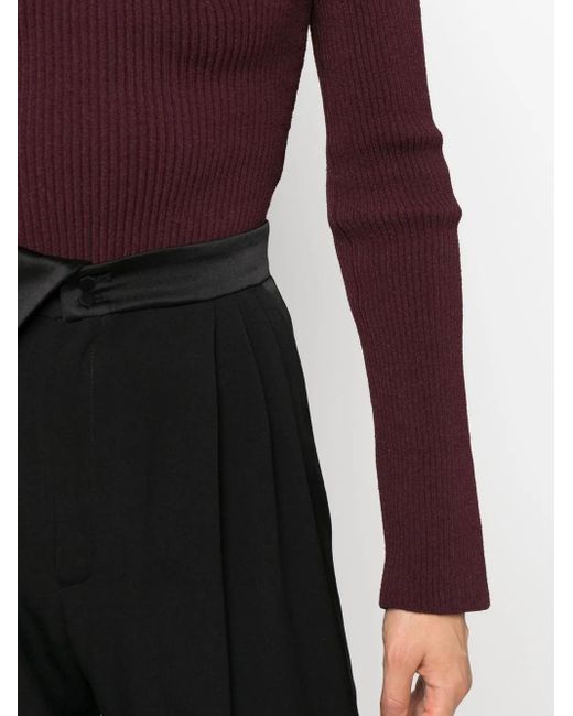 CoSTUME NATIONAL Black Straight-Leg Tailored Trousers