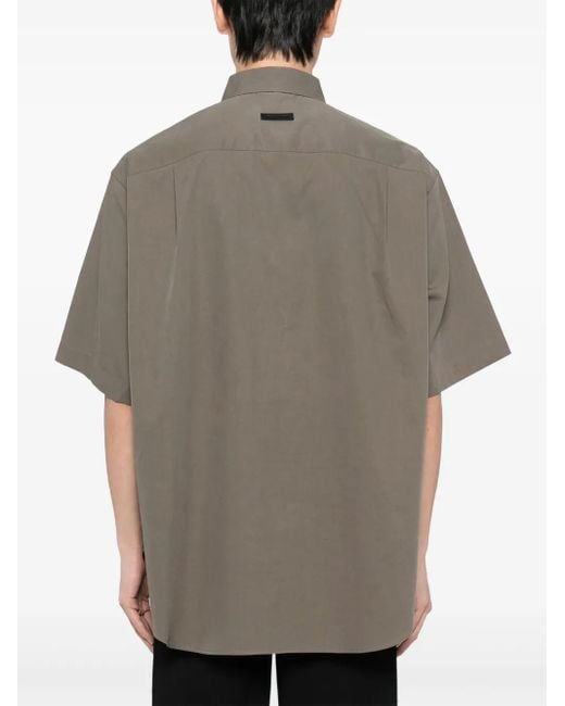 Fear Of God Gray Classic Shirt for men