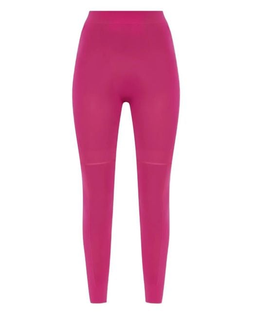 Leggings Con Design A Inserti di Pleats Please Issey Miyake in Pink