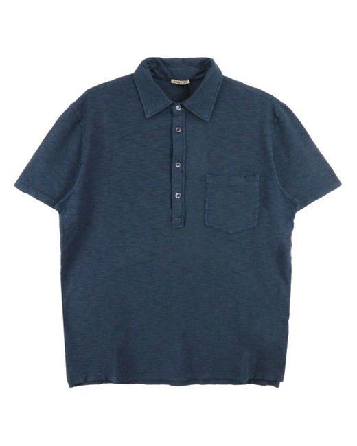 Barena Blue Spilo Gemo Cotton Polo Shirt for men