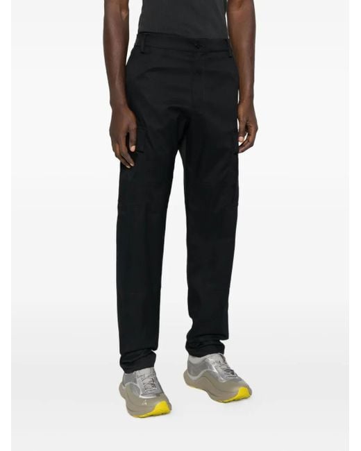 C P Company Blue Cargo-Pocket Trousers for men