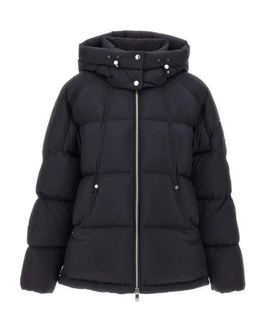 Moose Knuckles Black Removable-Hood Puffer Jacket